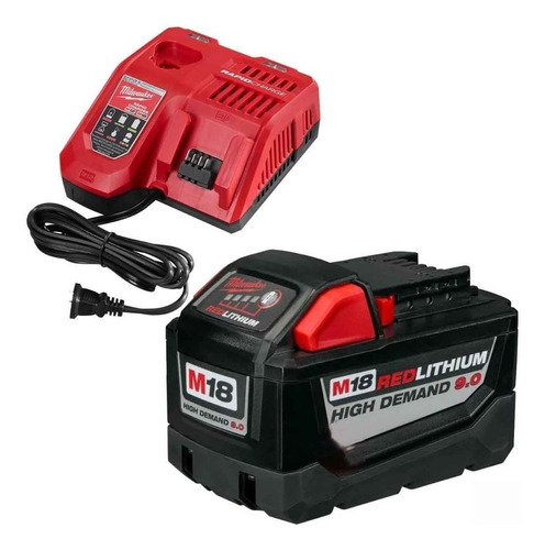 Cargador 18v + Bateria 9 Ah - Milwaukee - 4839-59A